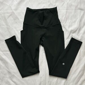 Lululemon Dark Green Leggings Size 2